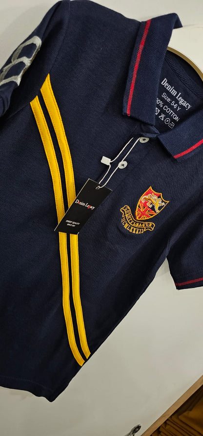 Blue Stripe Boys Polo shirt