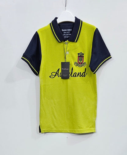 Green Auckland Boys Polo shirt