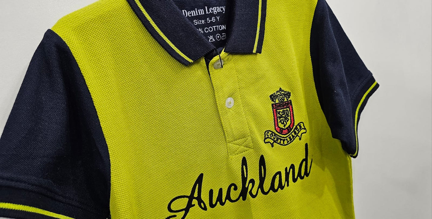 Green Auckland Boys Polo shirt