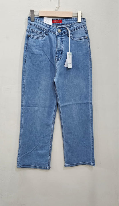 Light Blue Wide Leg Jeans for Her