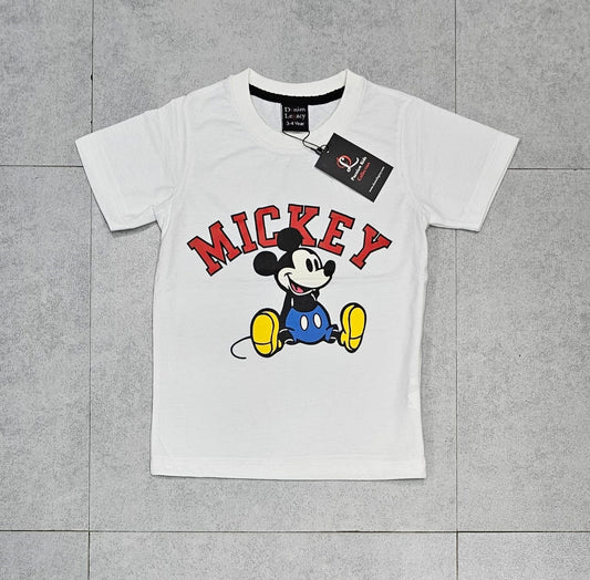 White Mickey Boys Shirt