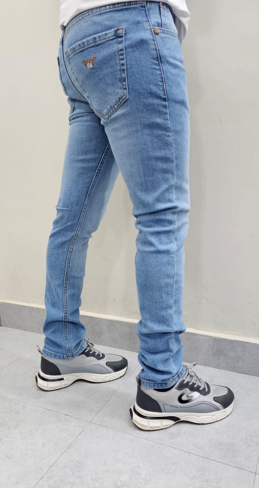 Sky Blue Slim Fit Jeans