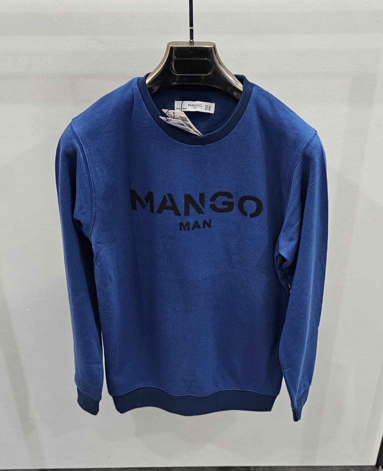 Men's Premium Sweatshirts Cotton fleece Blue