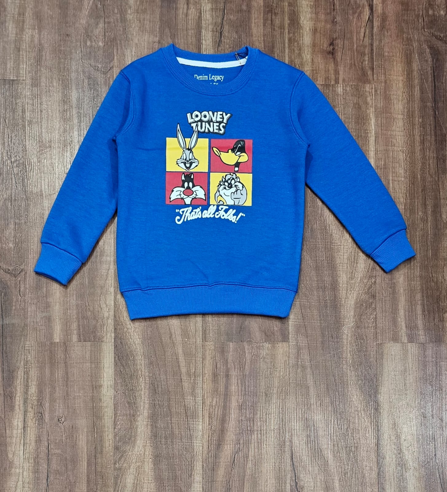 Blue boys sweatshirt Cotton Fleece Fabric