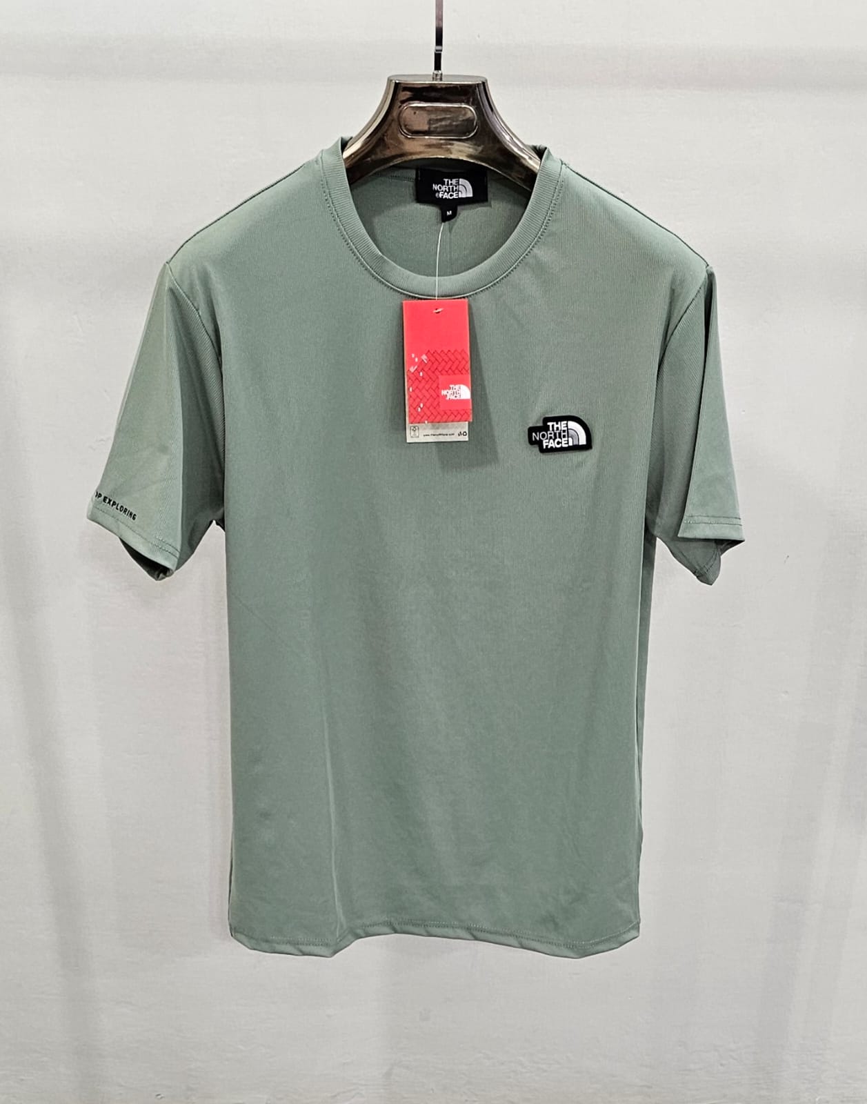 Mens Branded T-shirts North Face Sea Green