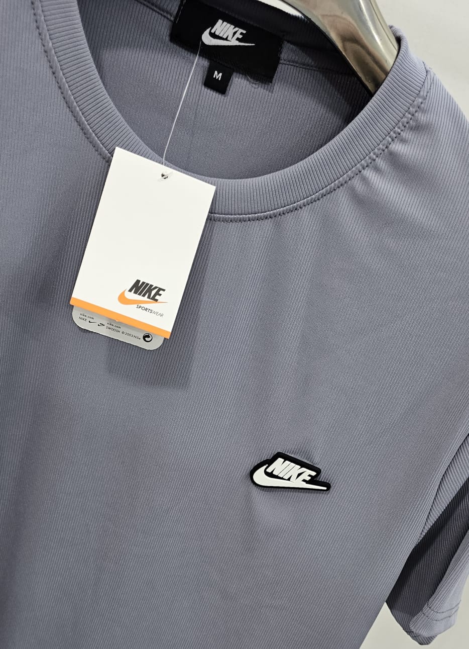 Mens Branded T-shirts Nike Sand Grey