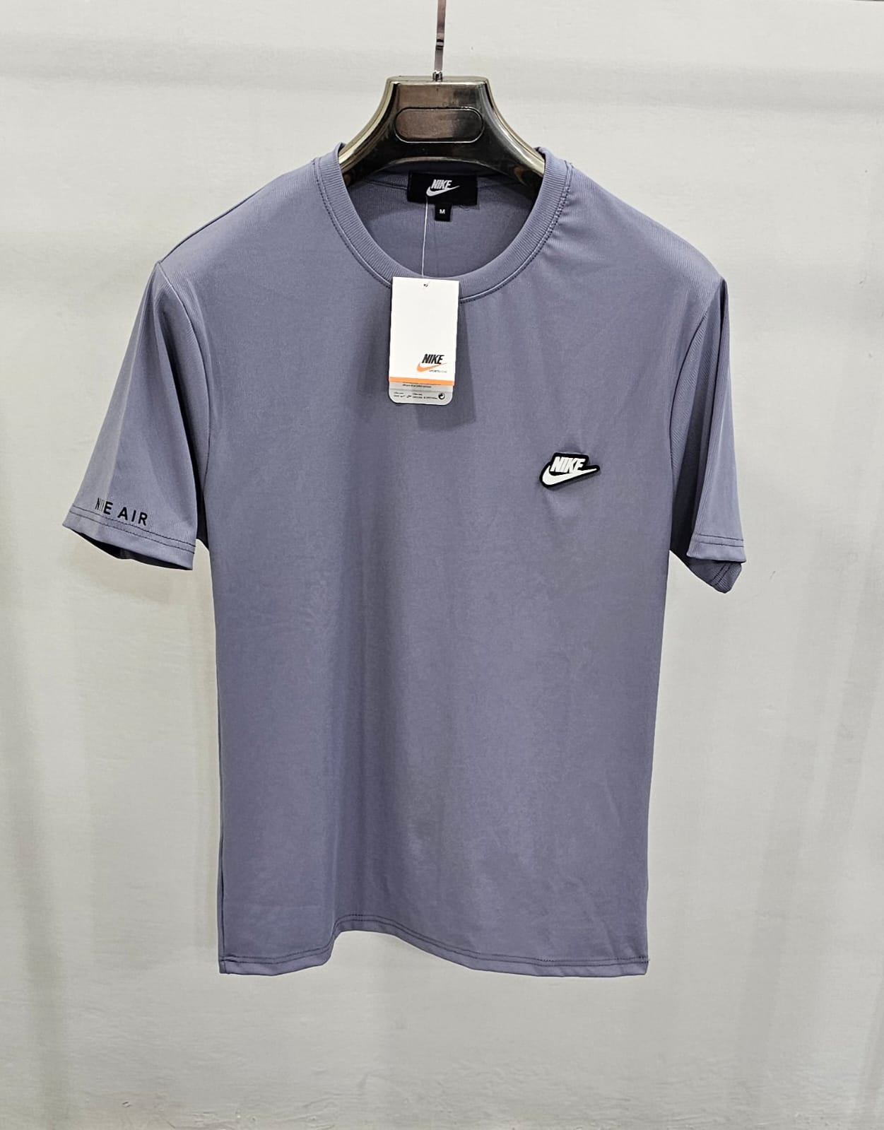 Mens Branded T-shirts Nike Sand Grey