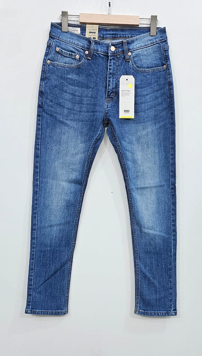 Mid Blue Executive Men Slim Jeans