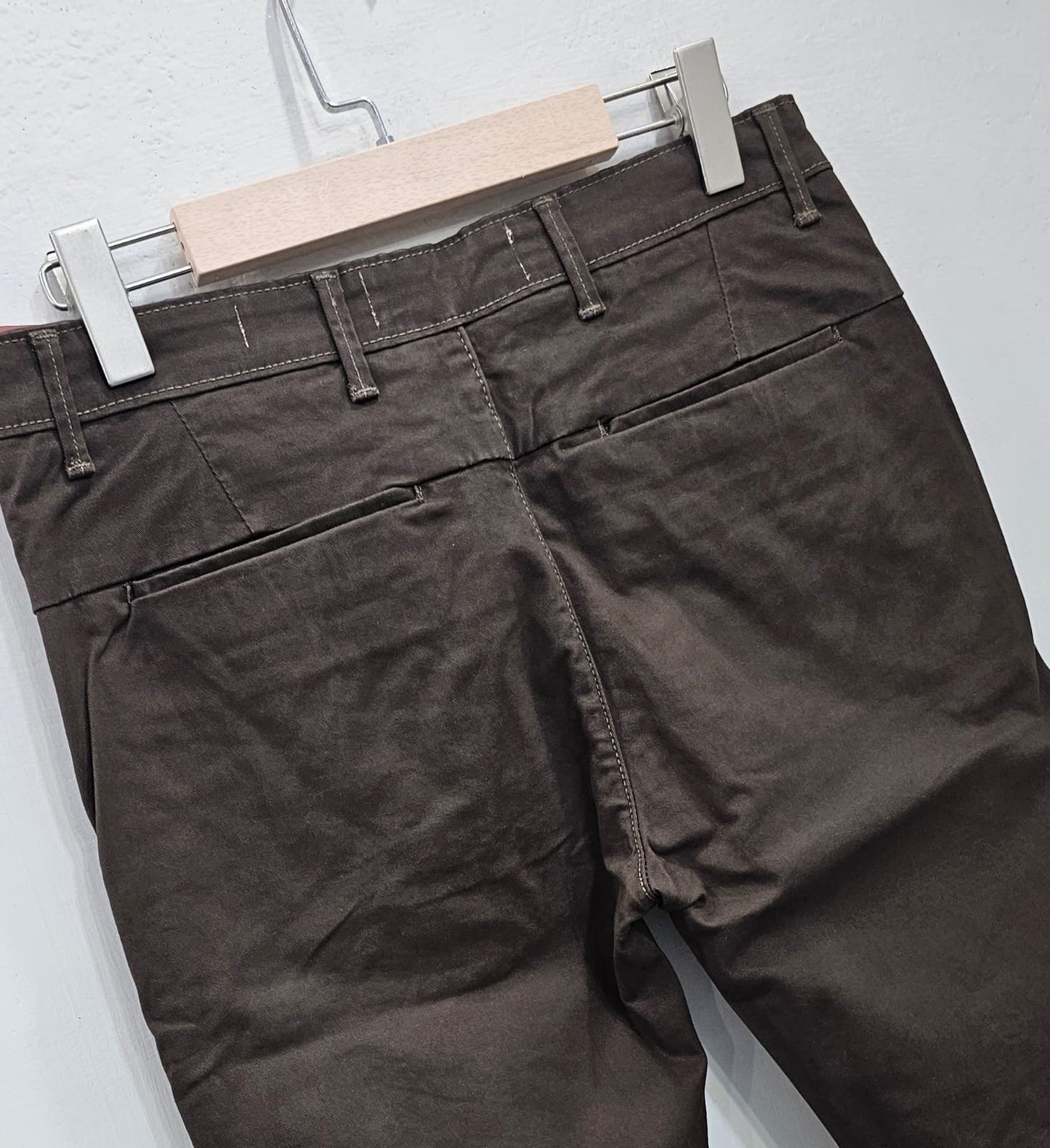 Men Cotton Jeans Chocolate Brown