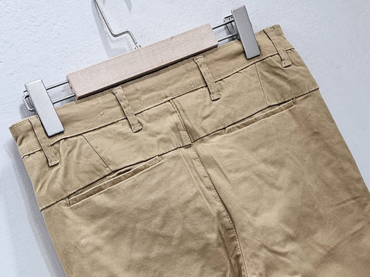 Men Cotton Jeans Khaki