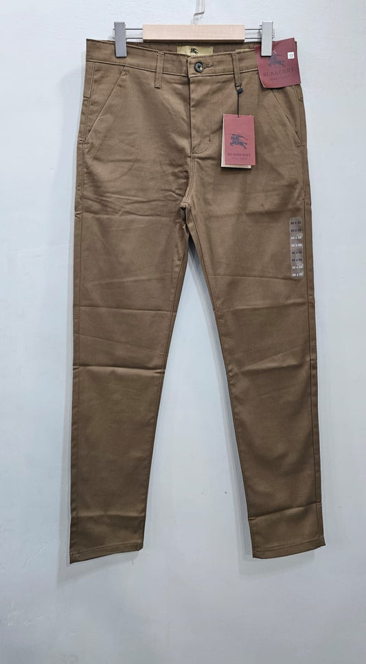 Men Cotton Jeans Camel