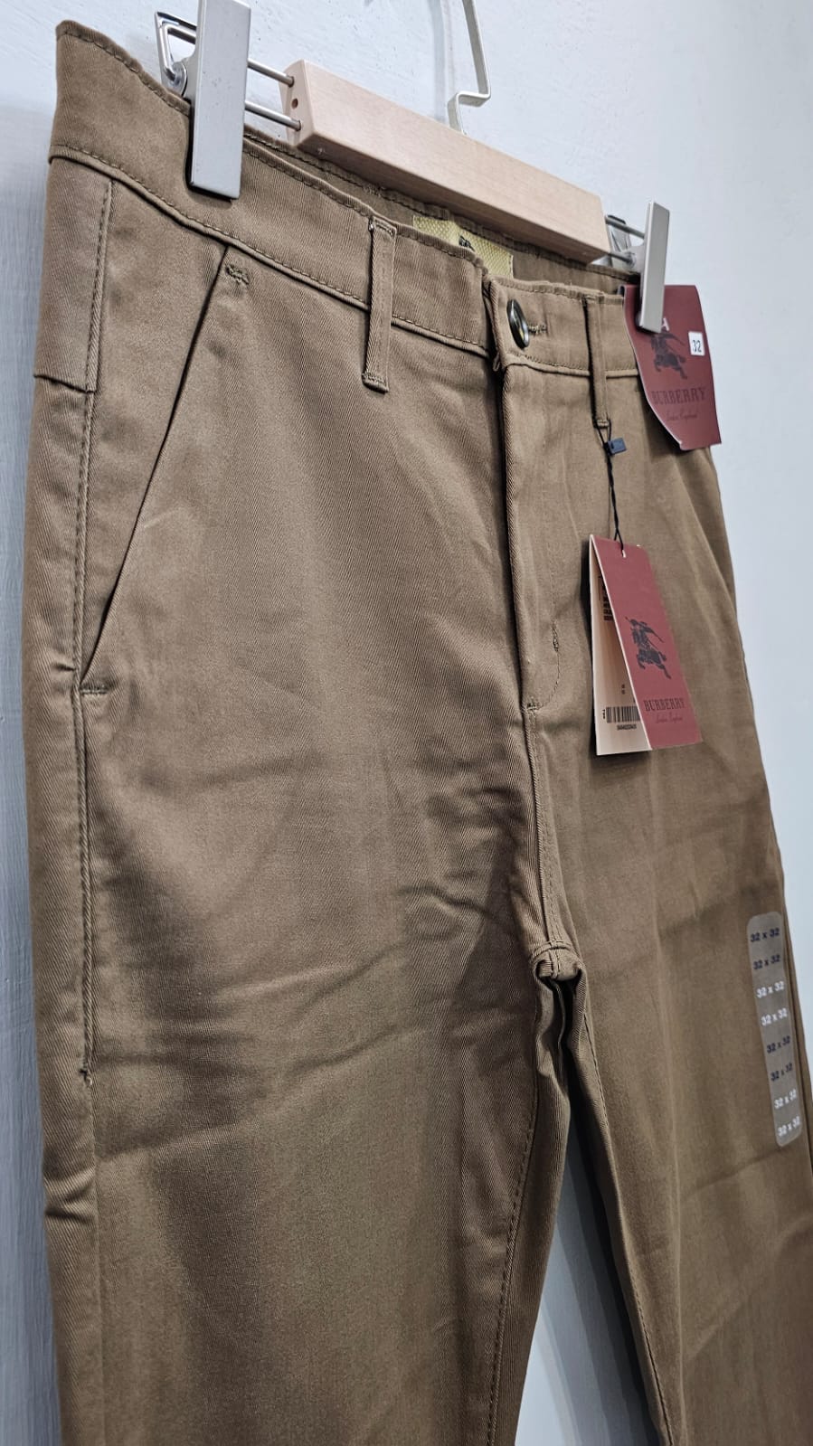 Men Cotton Jeans Camel