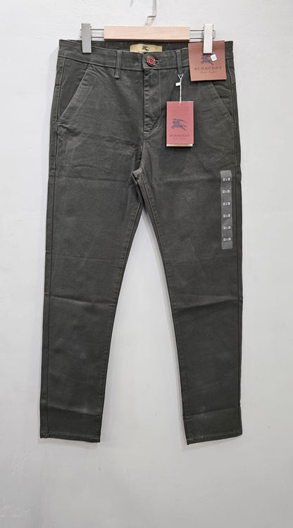 Men Cotton Jeans Milanch Green