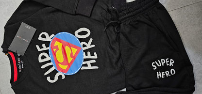 Black Super Hero Boys Tracksuit