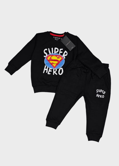 Black Super Hero Boys Tracksuit