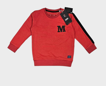 M Side Stripe Boys Sweatshirt