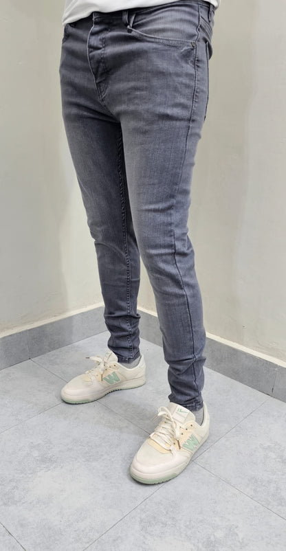 Light Grey Ankle Fit Jeans