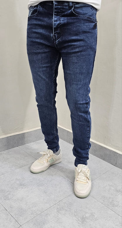 Acid Wash Ankle Fit Jeans