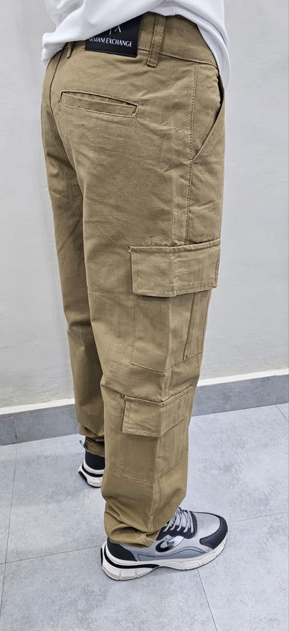 Khakhi Cotton Cargo 8 Pockets