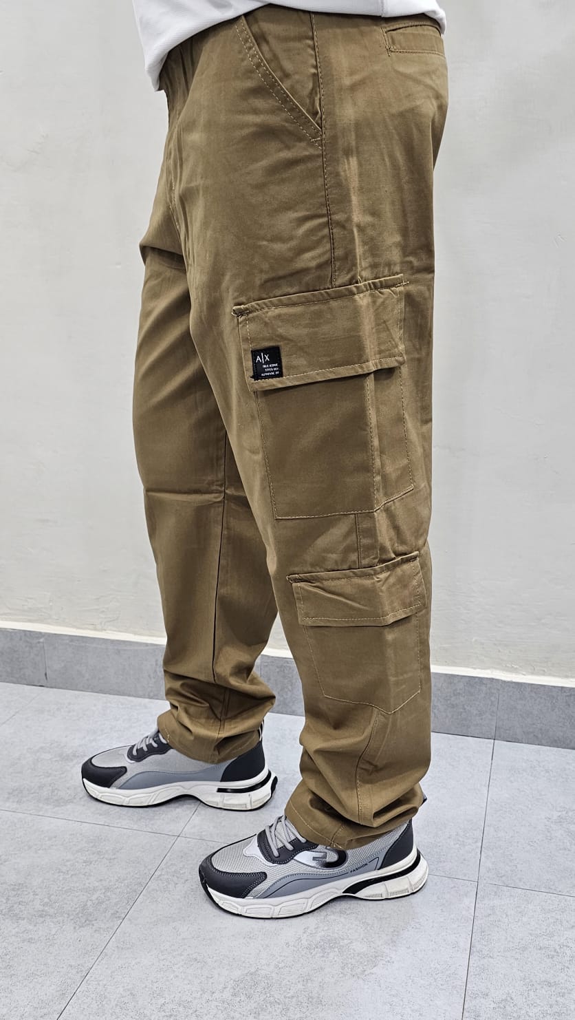 Camel Cotton Cargo 8 Pockets