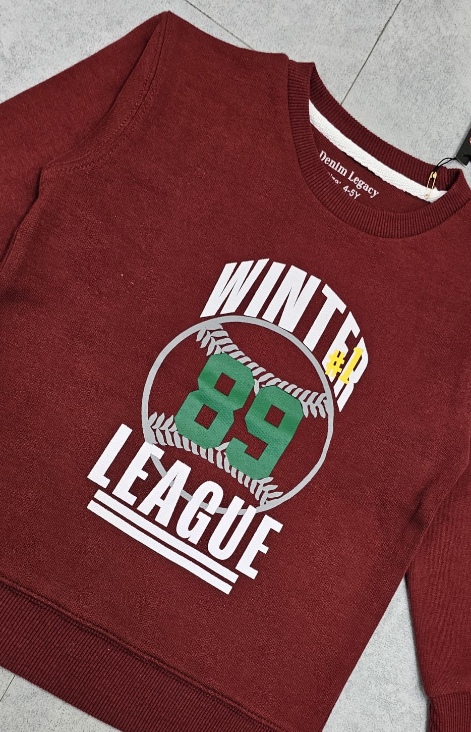 Winter League 89 boys sweatshirt