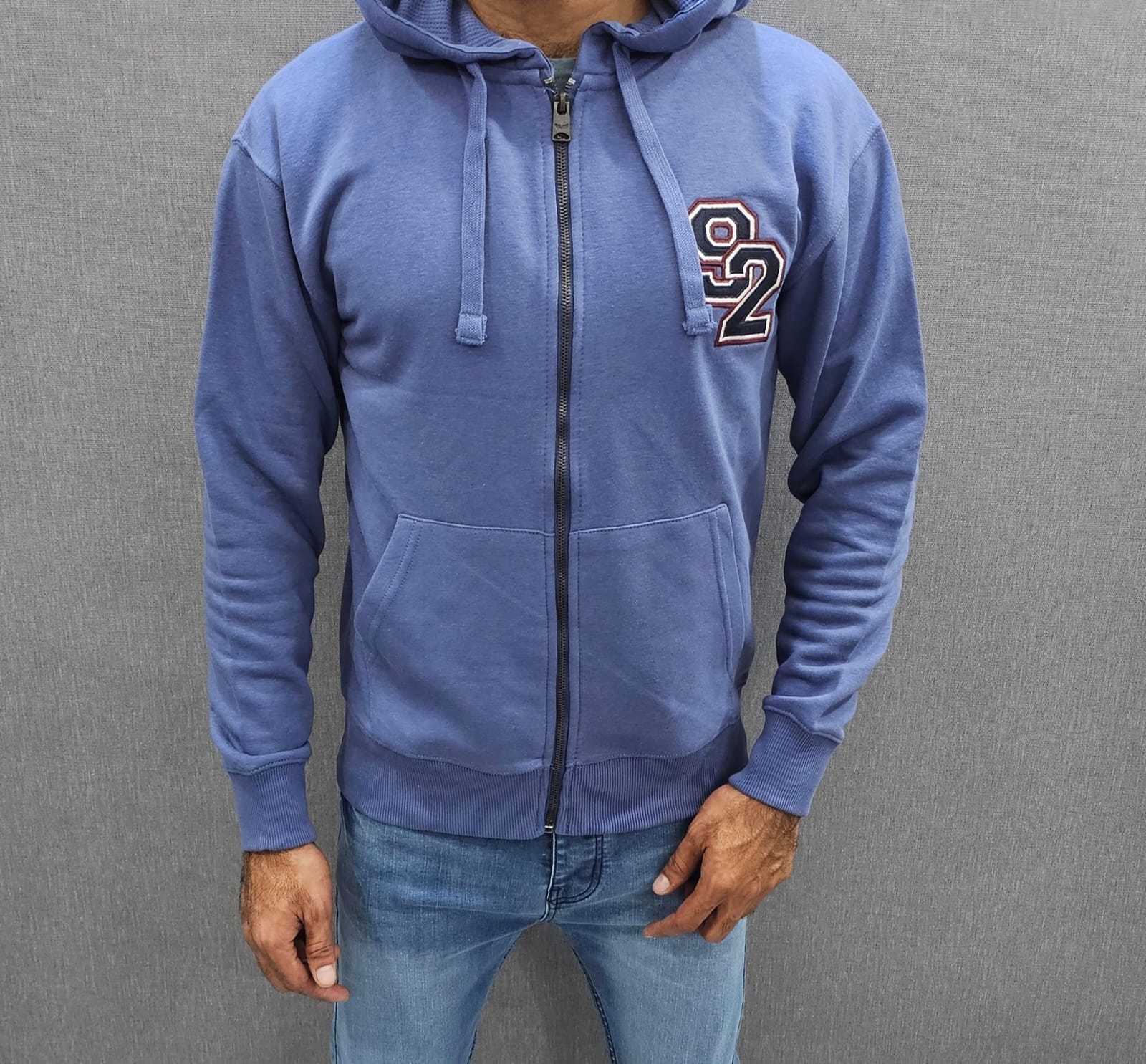 Light Purple Men's Premium Hoodies Soft Fleece cotton fabric