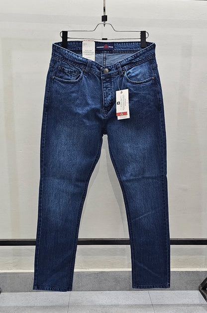 HK Big Size Men Mid blue Jeans