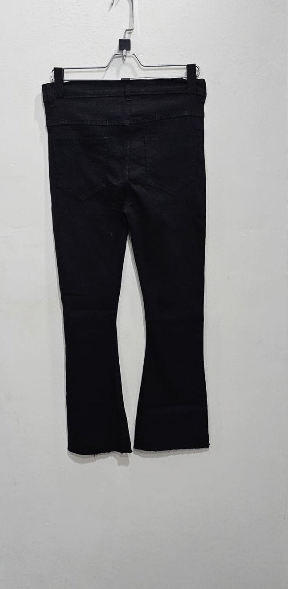 Black Denim Legacy Bell Bottoms Ladies Jeans - Club De Apparel