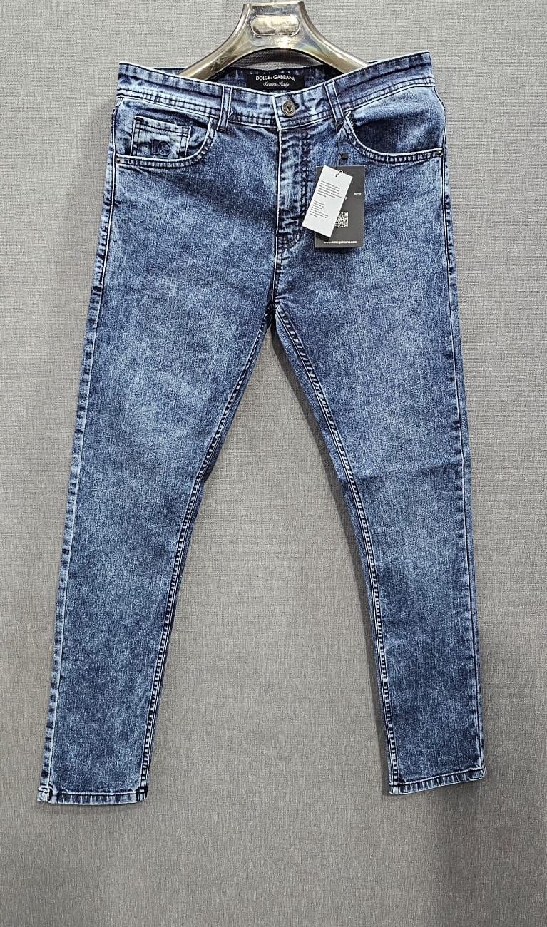 Random Blue Regular Fit Jeans, stretch comfortable fabric