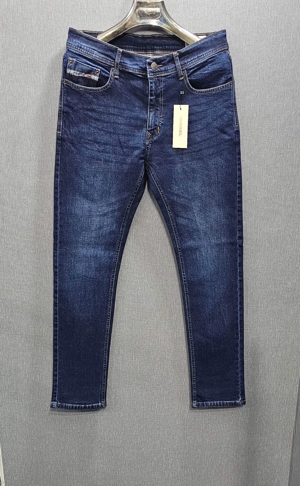 Indigo Blue Regular Fit Jeans, stretch comfortable fabric