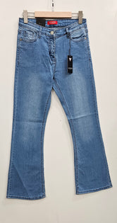 Sky Blue Bell Bottom stretch Ladies Jeans