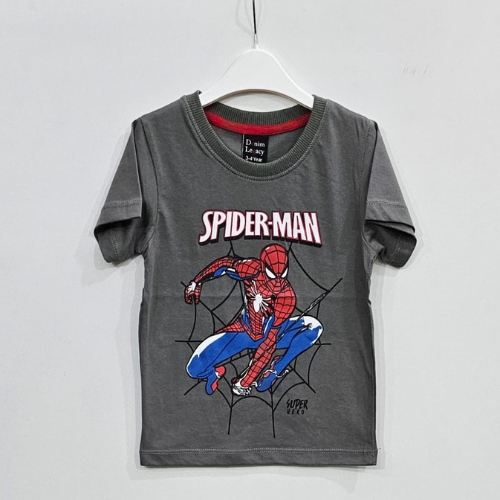 Fade Green Spiderman Boys Shirt