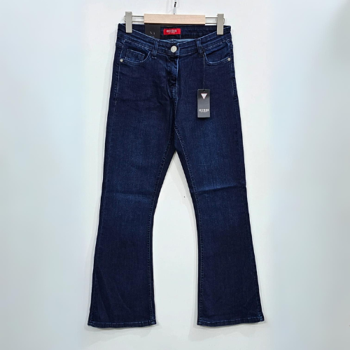 Dark Blue Bell Bottom stretch Ladies Jeans